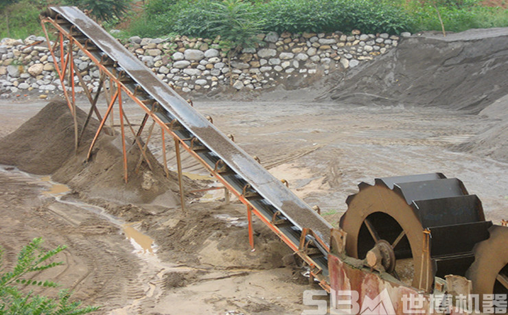 洗砂现场 洗砂现场