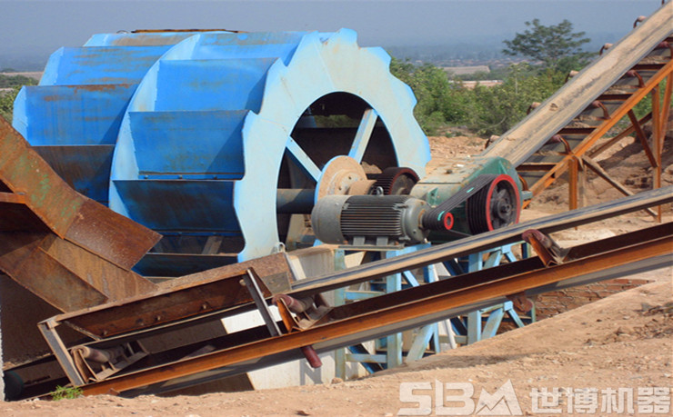 洗沙现场 洗沙现场