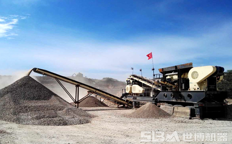 移动式石子破碎机 移动式石子破碎机