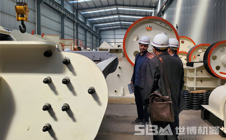 客户到世博车间参观 客户到世博车间参观