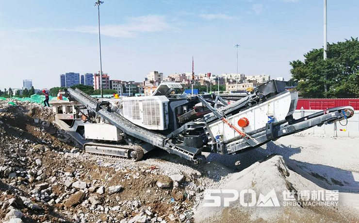 移动式混凝土破碎机 移动式混凝土破碎机