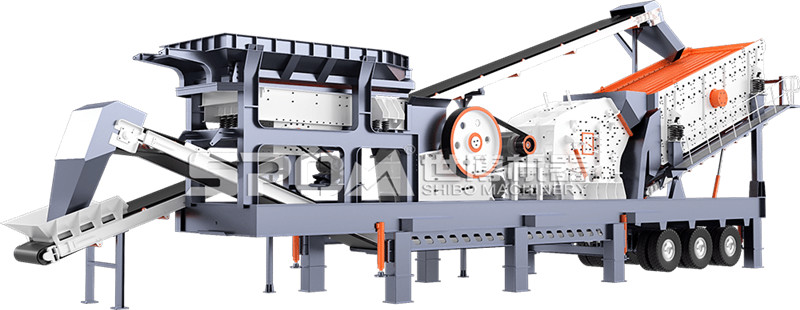 世博厂家生产的四组合移动破碎站 世博厂家生产的四组合移动破碎站